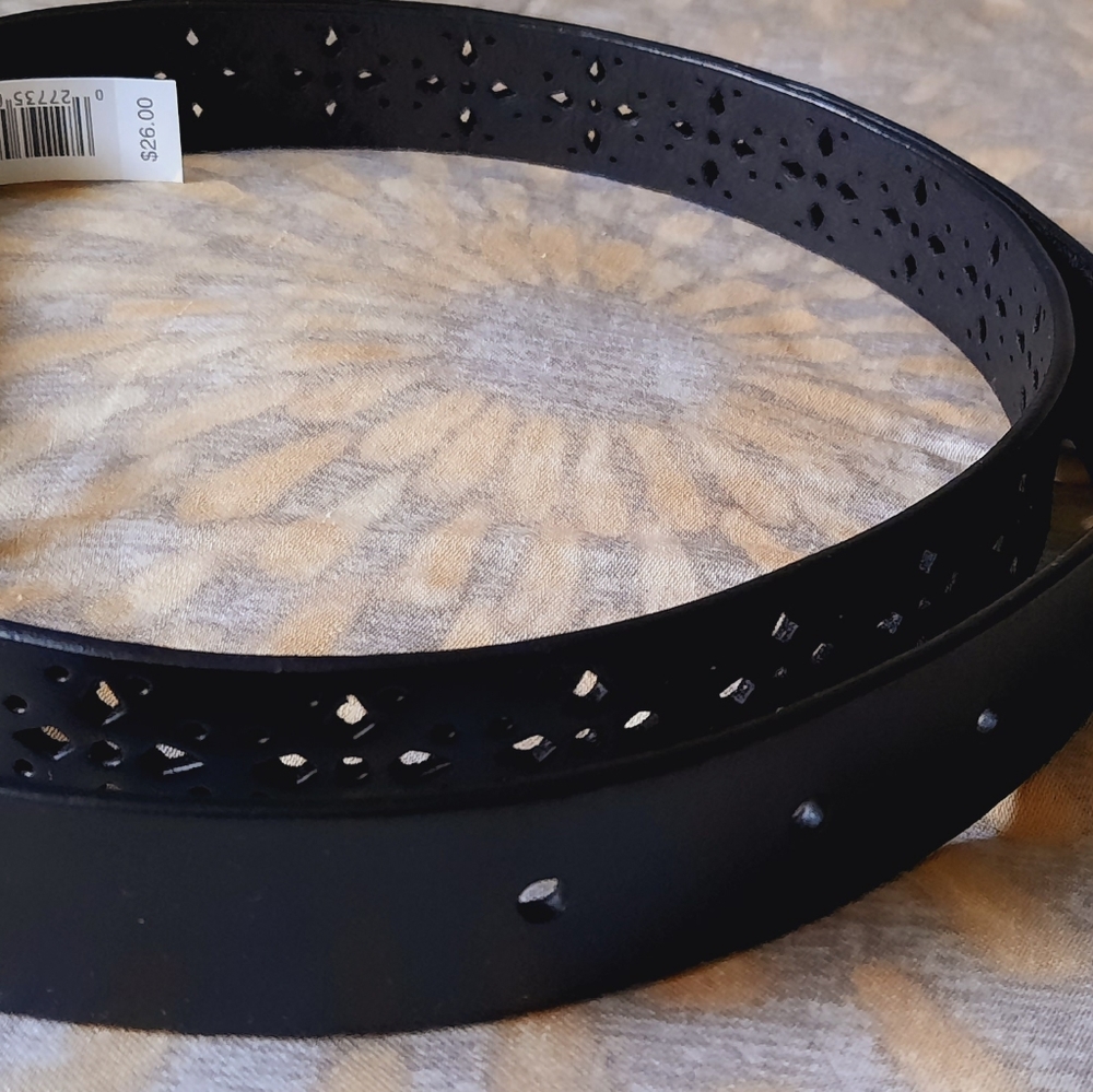 Genuine leather NWT black belt size XL. - Picture 8 of 12